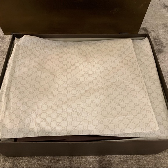 Gucci - White Leather - Blue Python - High Top - 10.5 - Picture 5 of 8